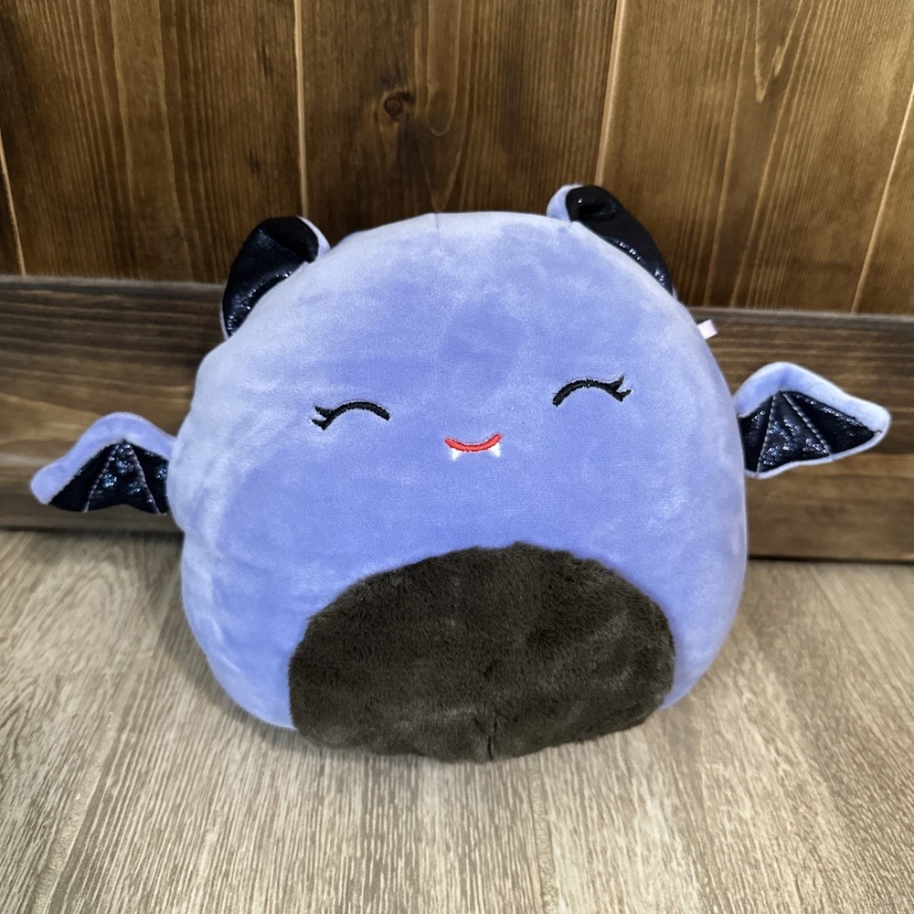 NWOT Squishmallows JOLDY the Bat 8" Halloween Soft Purple Plush 8 Inch